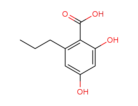 2,4-dihydroxy-6-propylbenzoic acid